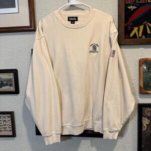 Vintage‎ 104th U. S. Open Ashworth Shinnecock Cream Pullover Mens Medium Golf